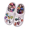 Lote Mixto de 100 Accesorios para Crocs, Accesorios de Zapato de Gama Alta, Hebillas de Zapato Suaves de Goma PVC, Flores Decorativas para Zapatos, Venta al por Mayor Aleatoria