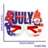 Suprimentos transfronteiriços para festas do Dia da Independência Americana Óculos Vermelho Azul Branco Óculos para Fotos do Dia Nacional dos EUA Armação de Óculos