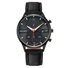 Comercio Exterior Modelo Popular Procesamiento y Personalización Venta Caliente Moda Europea y Americana Calendario Reloj de Hombre Vip Correa de Reloj para Hombre Reloj de Cuarzo