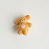 Accesorios de Resina de Oso Torcido Brillante Cola Pegamento Cremoso Llavero DIY Pasador Accesorios para el Cabello Zapatos con Agujeros Imán para Nevera