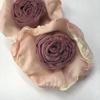 Retro malha flor europeia e americana corsage francês retro rosa queimando rosa caixa chapéu acessórios decorativos para flores