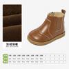 Botas de Cuero para Niñas Snafy 2025 Primavera y Otoño Nuevas para Niños Suela Suave Antideslizante Botas de Algodón Grandes para Bebé