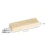 Venta Directa de Fábrica Base de Tarjeta de Madera Maciza, Especificaciones *3.5*1.7Cm, Soporte de Exhibición de Madera Rectangular para Notas y Tarjetas Postales