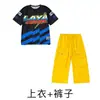 Roupas da moda de dança de rua para crianças no verão, fantasias de performance legais, hip-hop para meninos, hip-hop infantil para meninas, roupas de performance modelo