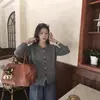 Nuevo Cárdigan de Punto con Botones de Colores para Principios de Otoño Chaqueta Jersey Estilo Hong Kong para el Trabajo Diario Chic Tops de Manga Larga para Mujer