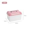 Caja de almacenamiento multifuncional transfronteriza, caja de almacenamiento de plástico de gran capacidad engrosada, artículos diversos, juguetes, caja de almacenamiento portátil