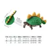 Ropa tejida de diseño creativo con forma de dinosaurio, superventas transfronterizo para mascotas reptiles, disfraz de transformación de tortuga, atuendo ambiental para fotos de tortugas