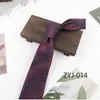 Gravata de Seda Poliéster Listrada para Homens, Acessório de Vestuário Formal Casual de Negócios, Gravata Jacquard Amarrada à Mão 8cm Atacado