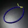 Collar de Moda Sencillo Más Vendido Bola de Cristal Multifacética Cristal Rojo Negro Azul Blanco Morado Venta al por Mayor Estilo Corto