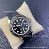 Laojia Yacht Master Bisel Cerámico Yacht Platino Automático Mecánico Hombres Luminoso Resistente al Agua Correa de Goma