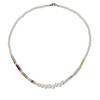 Corea del Sur nueva cadena clavicular de perlas piedra amazónica collar de chica hot joyería de diseño nicho femenino venta al por mayor de joyería
