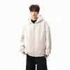 Chaqueta de Algodón con Capucha Estilo Americano de Peso Pesado para Hombres y Mujeres, Invierno Holgada Relajada, Forrada de Polar y Engrosada, Abrigo de Algodón para Parejas