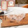Caixa de embalagem de cupcake transparente 6 peças 4 creme Muffin Cup Piquenique Sobremesa Torta de ovo Satchel Caixa de embalagem