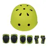 Conjunto de equipamentos de proteção infantil direto da fábrica joelheira cotoveleira munhequeira capacete 7 peças equipamento de proteção para carrinho de torção equipamento de proteção patinação