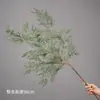 Flores artificiais em tons de verde, de haste única, para decoração de local de casamento, decoração de salão de casamento de luxo, arranjos florais de plástico