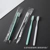 En stock venta al por mayor cepillo de dientes de hotel lugar de baño bolsa de plástico transparente empaque individual independiente herramienta de dientes de cerdas suaves