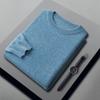 Otoño e Invierno nuevo suéter de cachemira para hombre de cuello redondo suéter de caballero de negocios suéter de manga larga jersey suéter básico para hombre