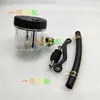 Cheliwu Depósito de Aceite de Cilindro Maestro Brembo Scooter Eléctrico Motocicleta Cilindro Maestro Tipo Empuje Modificado Depósito de Aceite Transparente Depósito de Líquido de Frenos Trasero