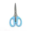 Amazon transfronterizo ebay tijeras de mango de plástico tijeras de oficina tijeras para estudiante DIY tijeras hechas a mano tijeras de sastre tijeras de acero inoxidable