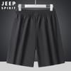 JEEP SPIRIT Novos Shorts Masculinos de Seda Gelo Casual Solto Respirável Moda Tamanho Grande Calças Masculinas Calças de Praia