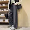 Pantalones de maternidad, nuevo estilo otoño e invierno, pantalones de pierna ancha color café, de cintura alta, que soportan el vientre, no restrictivos, con amplio espacio para un ajuste relajado y cómodo, adecuados para usar al aire libre.