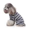 Maggie Pet Venta al por Mayor Transfronteriza Pijama para Mascotas Ropa para el Hogar Algodón Ropa para Perro Pijama de Cuatro Patas Ropa Tejida para Mascotas