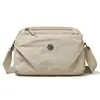 2026 Nova Bolsa Pequena Transversal de Ombro Único Elegante Versátil Feminina Tecido de Nylon Repelente à Água Simples Casual com Múltiplos Compartimentos