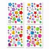 Adesivos 3D de Pedras Preciosas de Cristal Diamante para Crianças Estrela Coração Estrela de Cinco Pontas Decoração para Capa de Celular Adesivos de Coração