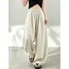 Pantalones Deportivos Casuales Talla Plus para Mujer, Estilo Delgado de Verano, Adecuados para Cuerpo con Forma de Pera, Corte Holgado, Pantalones Versátiles de Pierna Recta y Pierna Ancha para Parejas