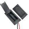 Não. Caixa de Bateria 7 2 Células 2*AAA Duas Células Embutida Tampa Flip-Top Sem Interruptor Suporte de Bateria Série 3V com Fio Grosso