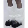 Meias Caneladas Flare para Mulheres com Estrelas de Fita, Meias para Panturrilha, Aquecedores de Pernas Estilo Hot Girl, Meias Largas Personalizadas Y2K de Subcultura
