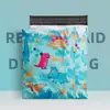 Bolsa de Empaque de Rana de Dibujos Animados de Amazon Bolsa Express Bolsa de Empaque Express Engrosada Bolsa Impermeable de Logística Tamaño Grande