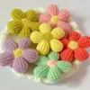 Venda por Atacado Fios Tricô Coloridos Flores Afegãs DIY Roupas Sapatos Acessórios Cabelo Suprimentos Artesanato Flores de Crochê