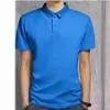 Camisa Polo de Solapa para Hombre Verano Color Sólido Camiseta de Manga Corta Holgada Casual de Negocios Moderna Camiseta Básica para Hombre