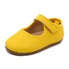 Nuevos Zapatos de Cuero Suave para Niñas Otoño 2022, Zapatos de Baile para Jardín de Infancia, Zapatos de Cuero con Velcro