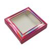 Caja de Papel de Color Cuadrada Caja de Embalaje para Par de Pestañas Postizas Ventana Caja para Pestañas Sin Soporte