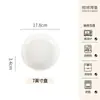 ShunxiangShengshi Vajilla de Cerámica Simple Set de Plato y Tazón Blanco Puro para Uso Doméstico, Vajilla de Lujo Ligero con un Toque de Alta Gama