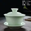 Nine Residence Xícara de Chá Gaiwan de Cerâmica Tigela de Chá Conjunto de Chá Celadon Tampa Reserva Kung Fu Sancai Grande Fábrica de Porcelana Branca Dehua