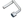 Llave de vaso en L torque súper fuerte llave hexagonal externa 8 mm 10 mm 13 mm codo galvanizado punta de dado