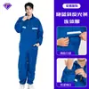 Mono con capucha y franja reflectante para sitios de reparación de automóviles, ropa de trabajo reflectante de alto brillo, ropa de trabajo protectora a prueba de polvo integrada