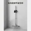 Gancho para mopa de alta resistencia, estante de pared para mopa de acero inoxidable, soporte para escobas para baño y cocina, soporte de almacenamiento para herramientas de limpieza