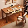 Escritorio de madera maciza mesa china simple moderno hogar estudiante escritorio de escritura oficina mesita de noche estudio adulto escritorio de computadora