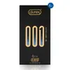 Condones Durex Amor Audaz Ácido Hialurónico Ultra Delgados Invisibles Paquete de 3 001 Ajuste Ceñido Sensación de Estar Desnudo Condones de Seguridad Air