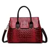 Bolso Estampado de Cocodrilo 2026 Nuevo Bolso de Mano Moda Europea y Americana Bolso Tote Bolso Cruzado Bolso de Mano para Mujer Bolso Grande
