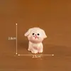 Paisaje en miniatura, figuras de animales de cachorros creativas y lindas, decoraciones de caja sorpresa, accesorios para escritorios de oficina, piezas decorativas pequeñas