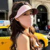 Máscara de Proteção Solar para Mulheres 2026 Novo Verão Chapéu de Sol de Rosto Inteiro Proteção UV Integrada Máscara Facial de Seda Gelada com Alça nas Orelhas