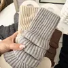 Calcetines Holgados Estilo Coreano Tejidos Cálidos Adelgazantes para Pantorrilla Calcetines JK Versátiles Retro Modernos para Otoño e Invierno