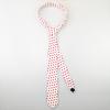 [Xiao Xia Song] algodón rojo lunares corbata de estudiante femenina estilo ins retro preppy camisa decorativa moda coreana