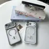 Funda Magnética de Color Sólido para Teléfono Adecuada para Apple 17 Pro Max Estuche Duro iPhone 16 Agujero Grande Material Al por Mayor