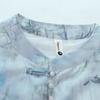 Conjunto de dos piezas de manga corta de tencel de verano para madre de 50 años, temperamento blanco, camiseta transpirable para mujer de mediana edad, traje para mujer